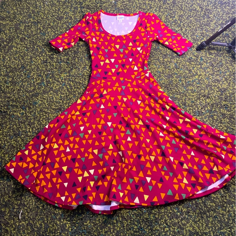 Lularoe frayed summer dress​​​​